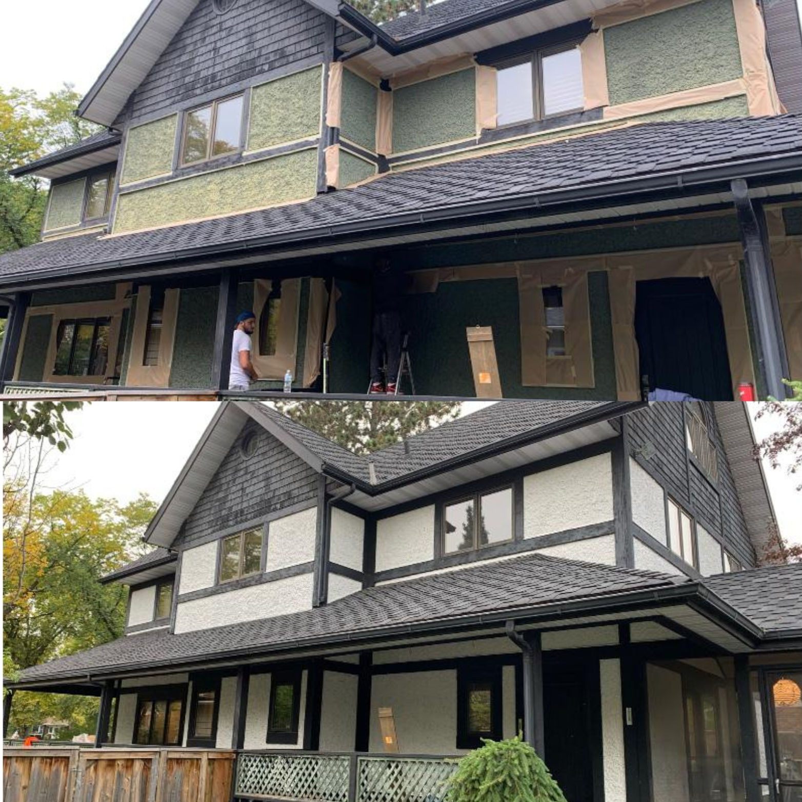 House paint job by BMD Painting Edmonton