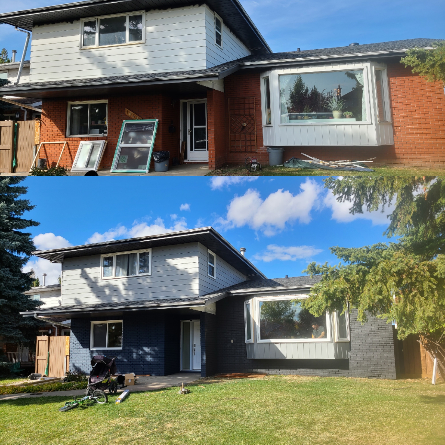 House paint job by BMD Painting Edmonton
