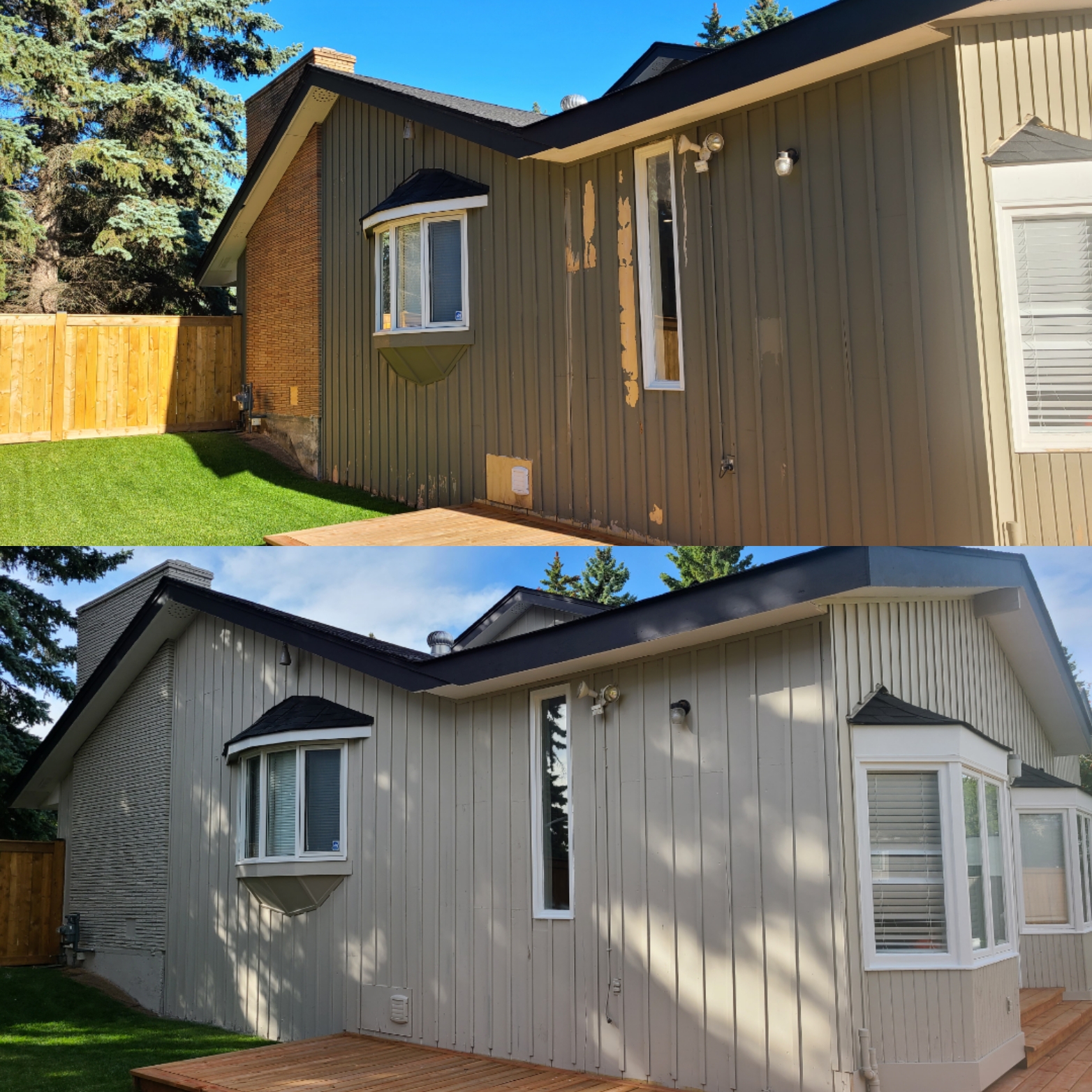 House paint job by BMD Painting Edmonton